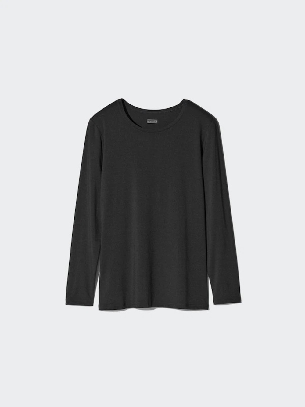 Black Uniqlo Long Sleeve HEATTECH T-Shirt - Small